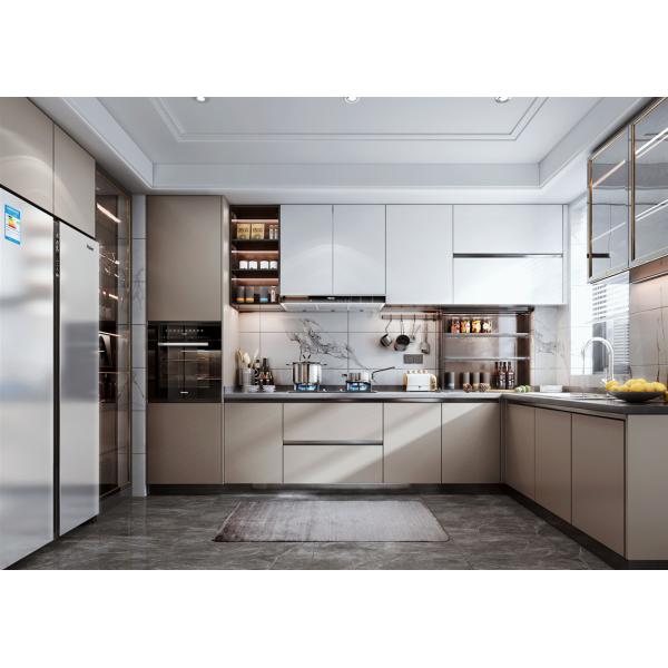 Modern Antique Kitchen Cabinet Sets Customized Color Plywood Lacquer