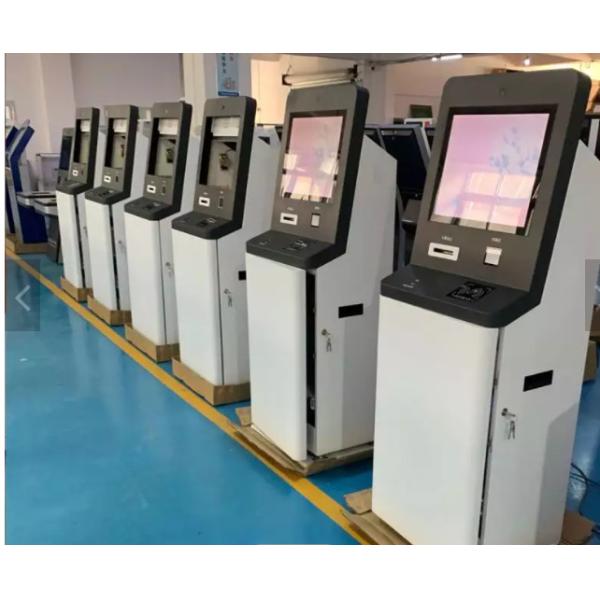 оплата киоска экрана касания принтера репортера машины atm обслуживания собственной личности вращая на открытом воздухе