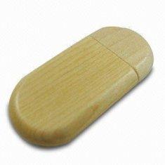 capacidad grande AT-101Q de memoria USB de madera