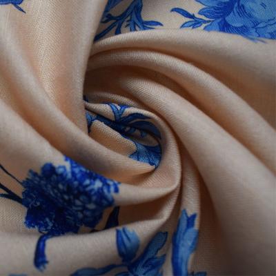 Cópia respirável floral do crepe da tela de rayon viscoso do vestido