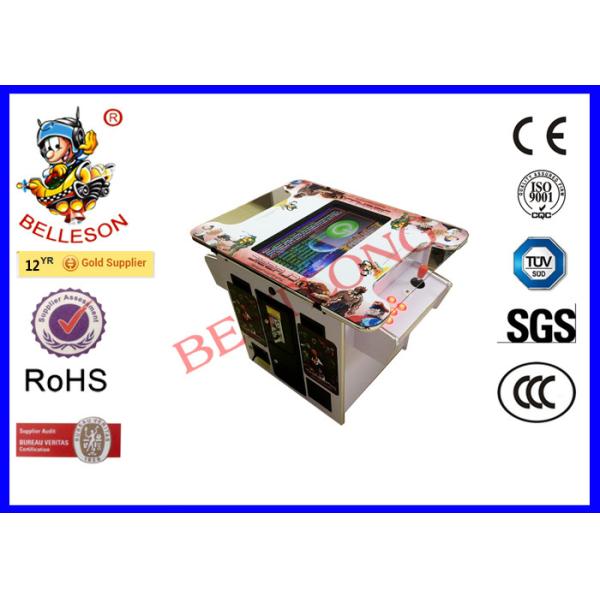 89CM Length Black White Classic Cocktail Arcade Machine For Bars / Coffee Shops