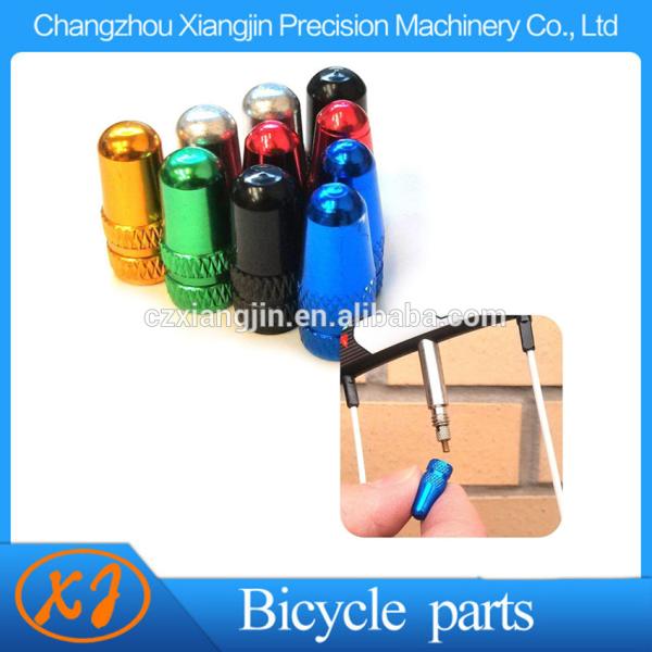 Bicycle Bike MTB Aluminium Presta Valve Caps French Anodized Dust Cover