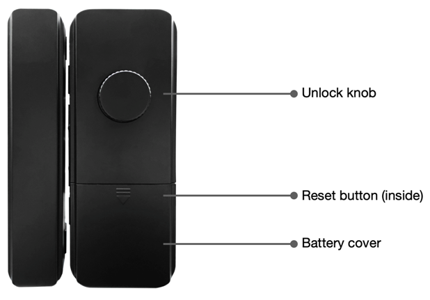 RoHS Smart Bluetooth отпечаток пальцев замок для стеклянных дверей