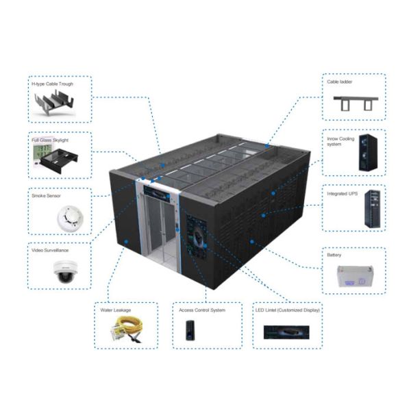HPC Server Rack Containment Hot Cold Aisle Data Center Turnkey Solution