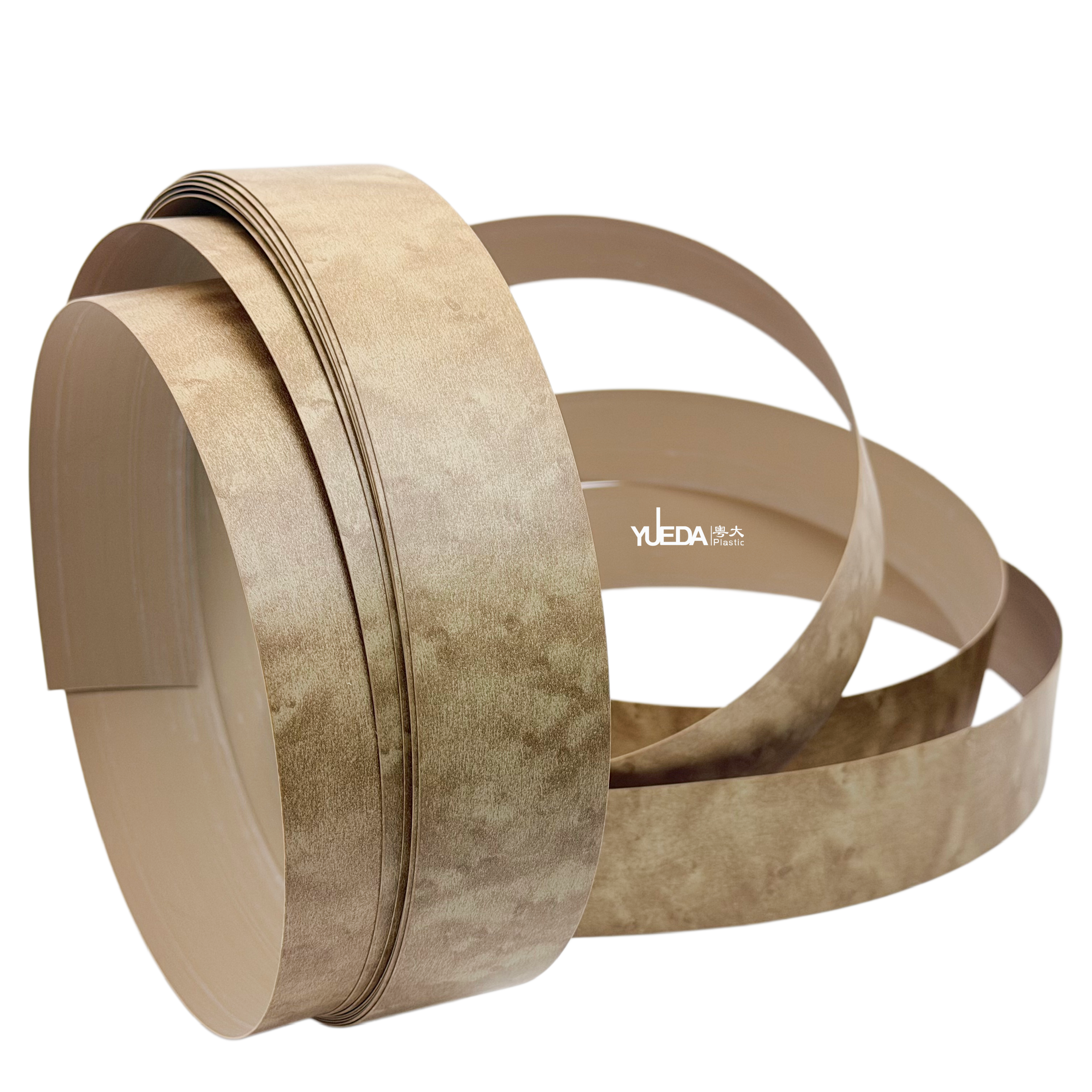 Decorative Wood Grain PVC Edge Banding, Scratch‑Resistant Furniture Edge Trim for Cabinets Wardrobes