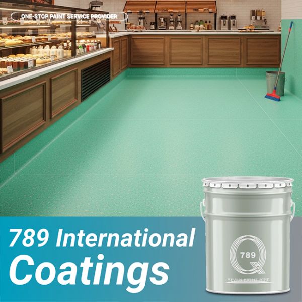 High Gloss UV Stable Epoxy Floor Coating with Customized RAL Colors for Industrial and Decorative Applications
