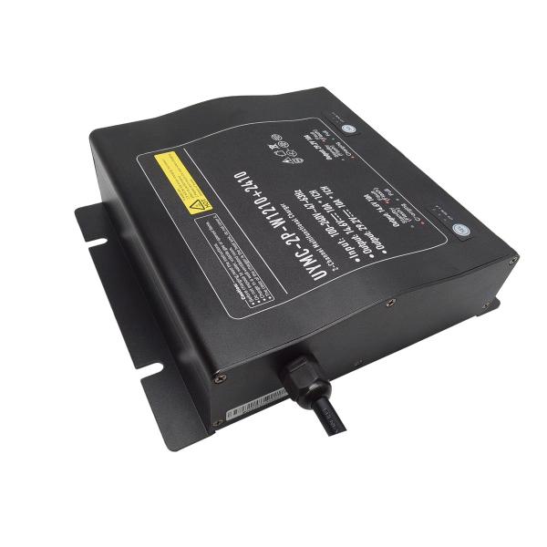 Super On Board canal 2 banco 10 Amp bateria 12V 24V carregador 10A gel AGM carregador de bicicleta elétrica