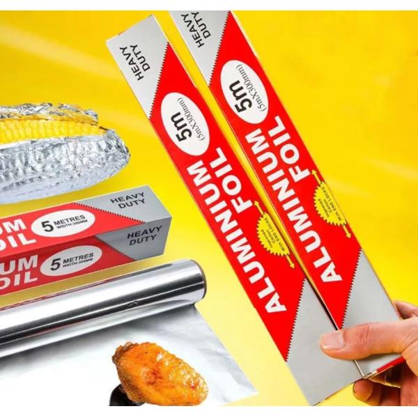H18 Food Grade Coated Aluminium Foil Roll 100 - 2250mm Width