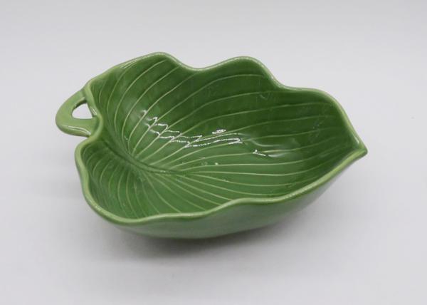 Ceramic Green Cabbage Vegetable Shape Platter Earthenware Material Dinner Tableware Plates