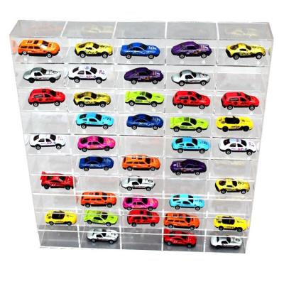 Clear Small Lock Acrylic Showcase Box Wall Mount Hanging Car Model Bakery