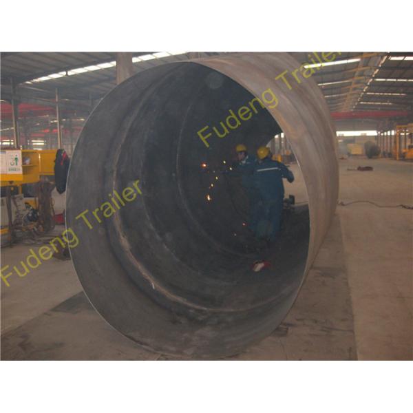 3 Axles 60cbm 80 ton Silo Bulker Cement Tank Trailer Carrier Reinforced Steel Material