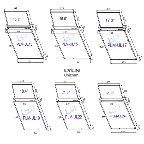 Почищенный щеткой алюминиевый Retractable монитор для комнаты видеоконференции