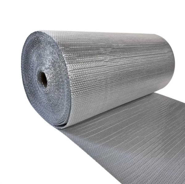 12mm 4 Layers Thermal Foil Bubble Insulation For Customized Chase Blue Pipe Wrap