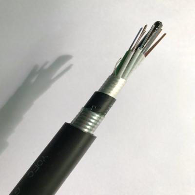 Da bainha dobro de alumínio exterior da fita de GYTA53 GYFTY53 96Core cabo de fibra ótica blindado