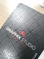 Anote cartões uv Matte Black Silkscreen Printing do PVC
