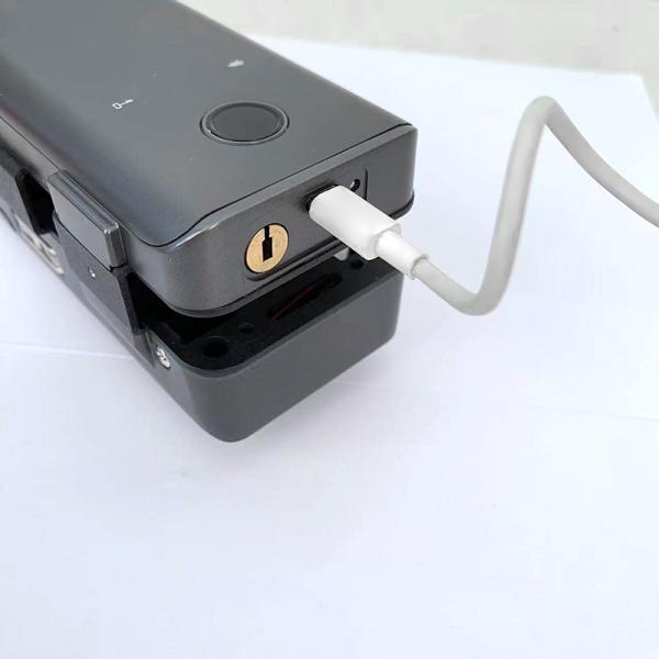 Стеклянный цифровой пароль дверной замок Карта Алюминиевая сплав умный дверной замок