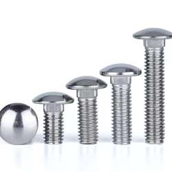 Болт DIN603 шеи квадрата экипажа круга нержавеющей стали главный ранг 8,8 10,9 12,9