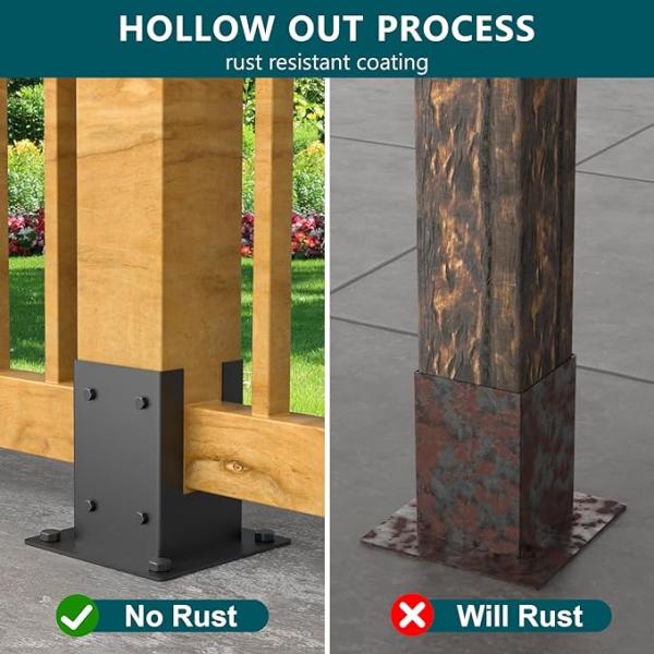 Порошно-покрытые деревянные изделия из перголы, комплекты оборудования для бесед и террасов