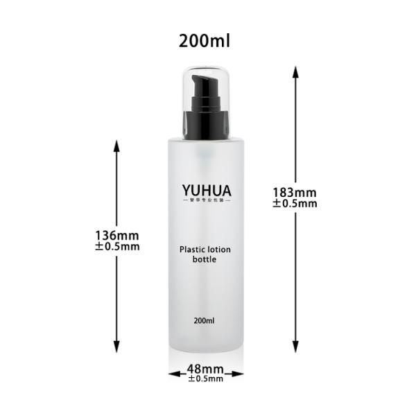 деревянная пластиковая упаковка насоса 6.76oz разливает по бутылкам для цвета геля ливня белого