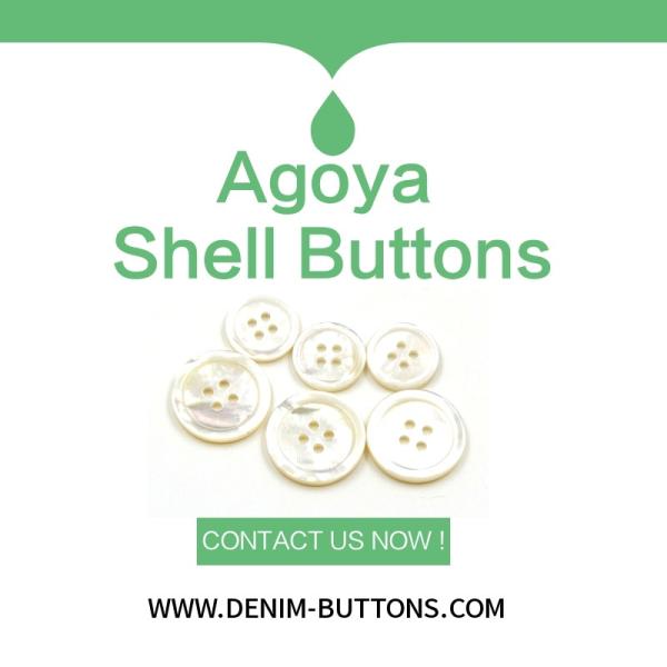 Agoya Shell Buttons | Botão maioria da roupa