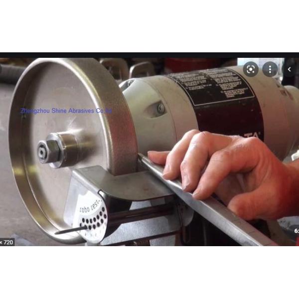 Радиус Край кубический нитрид бора шлифовальное колесо для стальных инструментов 8 дюймов 5/8