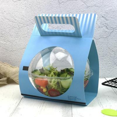 Commercial Buyers' Favorite Disposable Ball Shape Pet Food Container with Card Sleeve