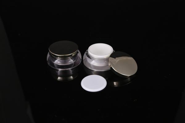 hand lip crystal pump empty square white Screen Printing Airless 30ml Cosmetic Cream Jars