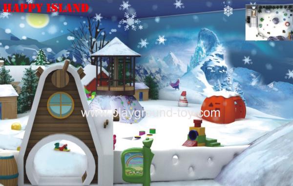 Food Grade Material Commercial Children Indoor Playground Equipment For Kindergarten School