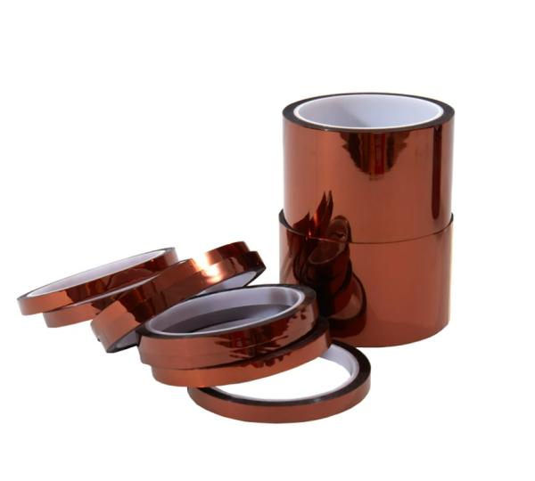Nomay Amber PET High Temperature Masking Tape / Gold Finger Tape Heat Resistant 200℃, Insulating, Acid & Alkali Resistant, Zero Residue After Peeling