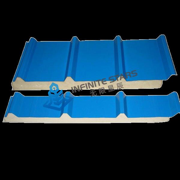 Strong Color Steel Sandwich Panel PU 50 Type Environmental Protection Energy Saving