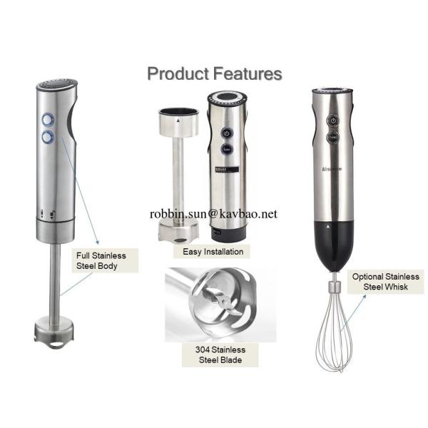 800W Stainless Steel Hand Blender Stick Immersion Blender