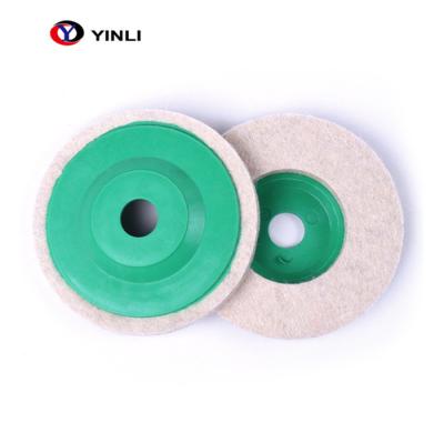 Roda de lustro de vidro de aço inoxidável para o diâmetro da broca 100mm