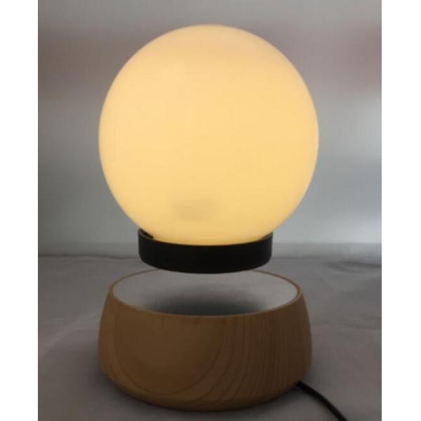 Customize spin magnetic floating levitating led bulb lamp display racks