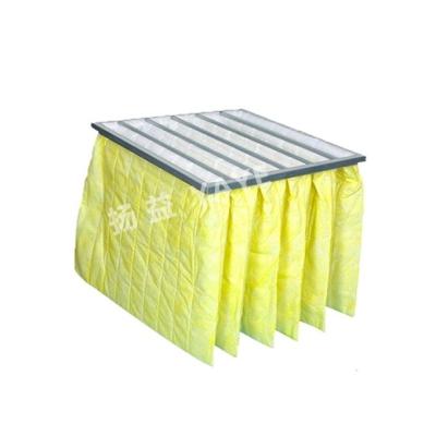 Aluminum Frame Medium Efficiency F8 Bag Filter 0.4uM Dust Particles