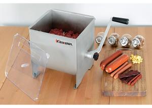 4.2 Gallon Manual Stainless Steel Meat Mixer Rust Resistant With Removable