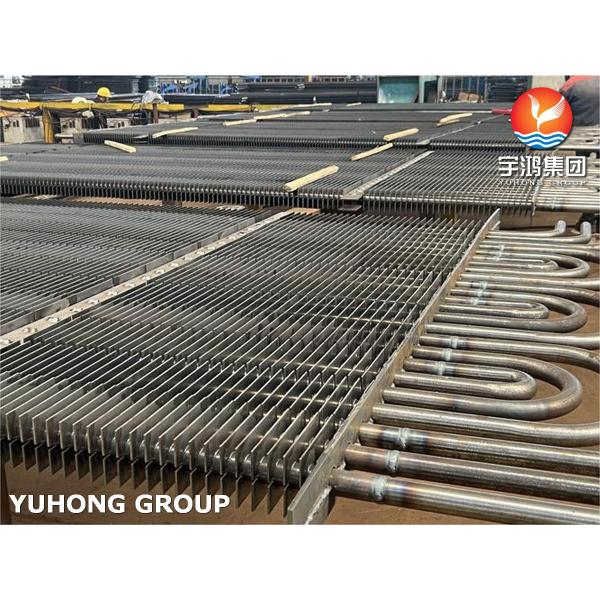 Бесшовные стальные квадратные ASME SA179 U+H тип Fin Tube Boiler Pressure Parts Economizer