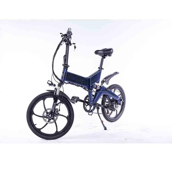 Durable 7 Speed Collapsible E Bike Removable Battery 20 Inch 350W Motor