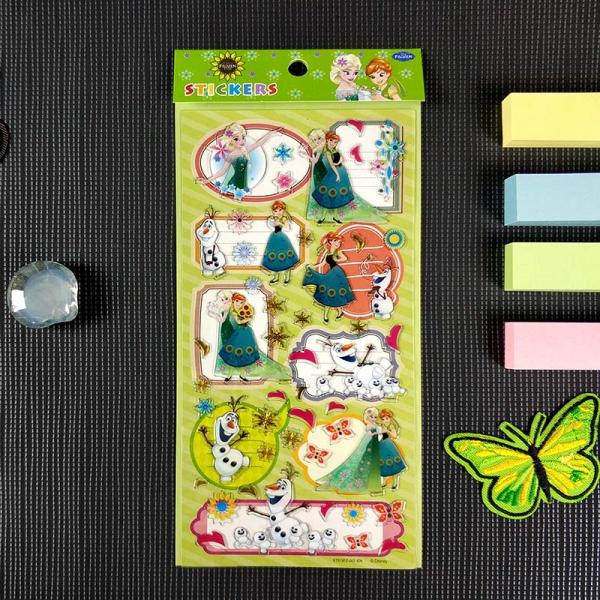 Упадите пластиковые горячие штемпелюя стикеры офсетный печат смешные стикеры мультфильма