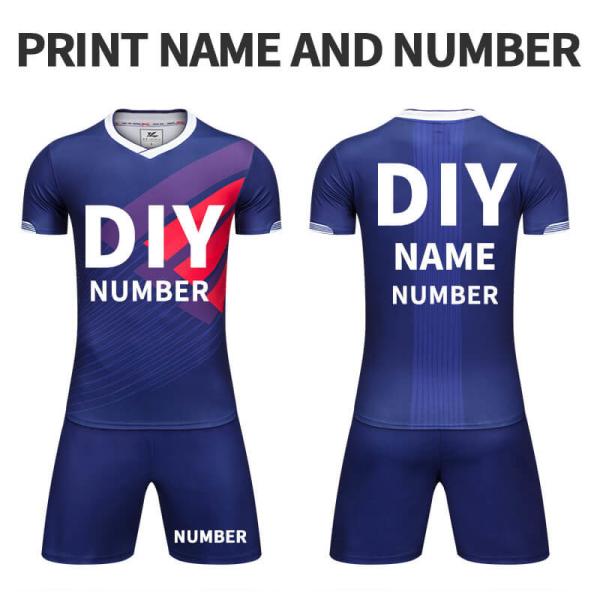Personalization Logo Print France Shirt World Cup Jersey Best College New Navy