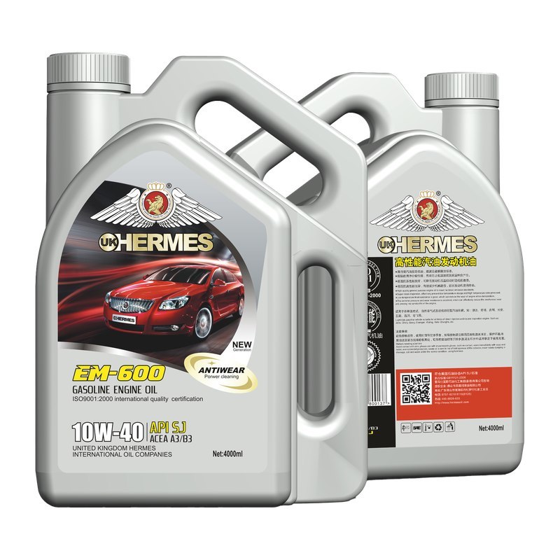 EM-600 API SJ SAE 10W-40 High-Performance Gasoline Engine Oil 4L for Passenger Cars and Light Commercial Vehicles