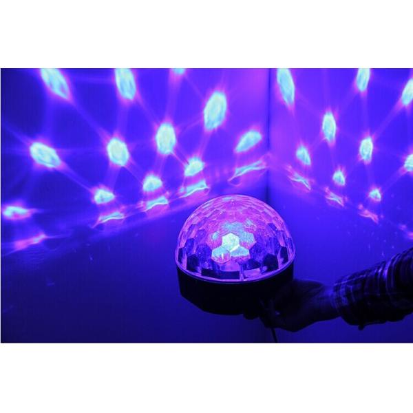 Disco DJ Stage LED Christmas Light Crystal Magic Ball Effect 6 Color / 3 Color