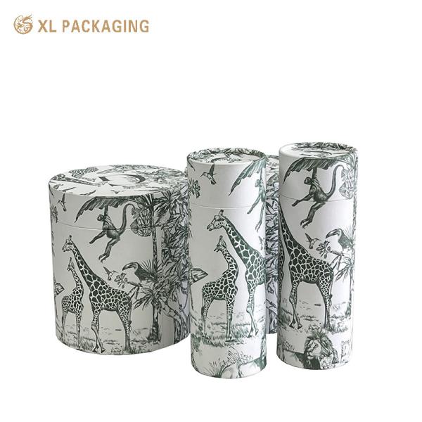 XL Packaging Fábrica de Cajas de Embalaje Personalizadas Tubo de Papel Kraft Personalizado Embalaje Cuidado de la Piel Redondo Tubo de Cartón Caja de Embalaje