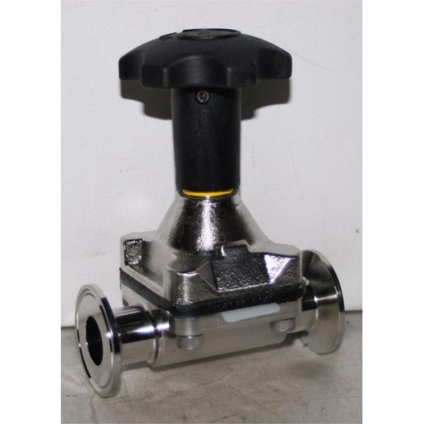 Tri - Clover / Clamp Diaphragm Stainless Steel Valves EPDM Sealing For Food / Brewery
