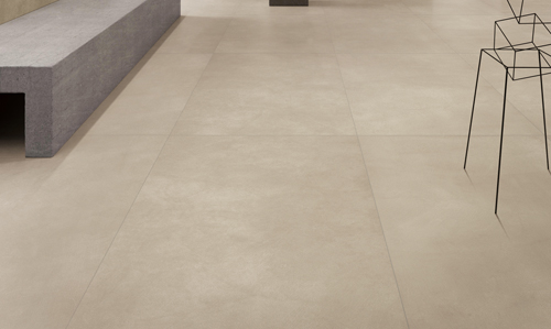 Grey Ceramic Tile Bathroom Textured Microcement- Marmorino Light Grey Color 750*1500mm Size