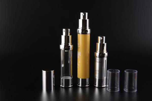 Garrafa mal ventilada da seringa UKMS38 cosmética, 15ml-20ml-30ml COMO a garrafa cosmética, garrafa mal ventilada da bomba