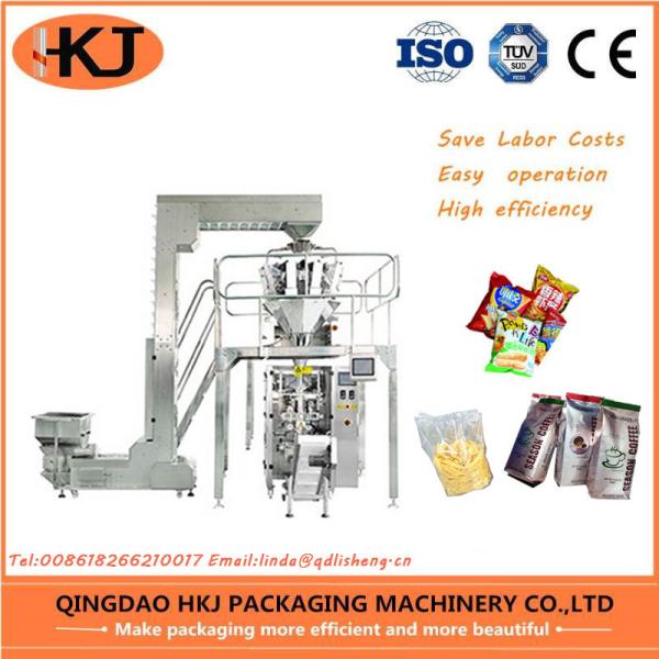 Multi Functional Puffed Snack Food Packaging Machine With SGS Certificated
