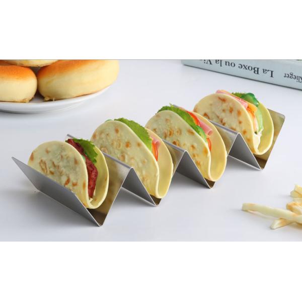 Stainless Steel Taco Holder Stand Taco Tray Mexico Pancake Holder Baking rack