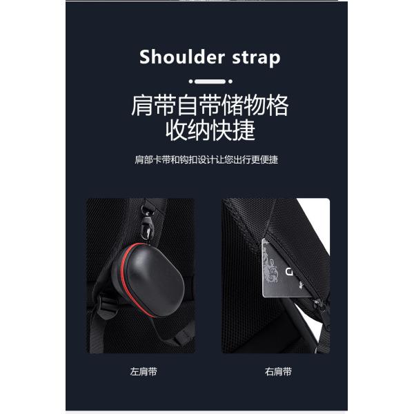 NEW BUSINESS BACKPACK DAILY COMMUTER BACKPACK MEN'S LARGE CAPACITY SHOCK-ABSORBING WATERPROOF SCHOOLBAG LAPTOP BAG