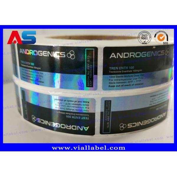 ROHS Пользовательская печать CMYK Этикетка для аптечных рецептурных флаконов для бодибилдинга