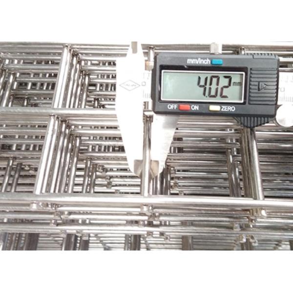 304 316 316l Stainless Steel Welded Wire Fabric 1/4 Inch 1/2 Inch Silver